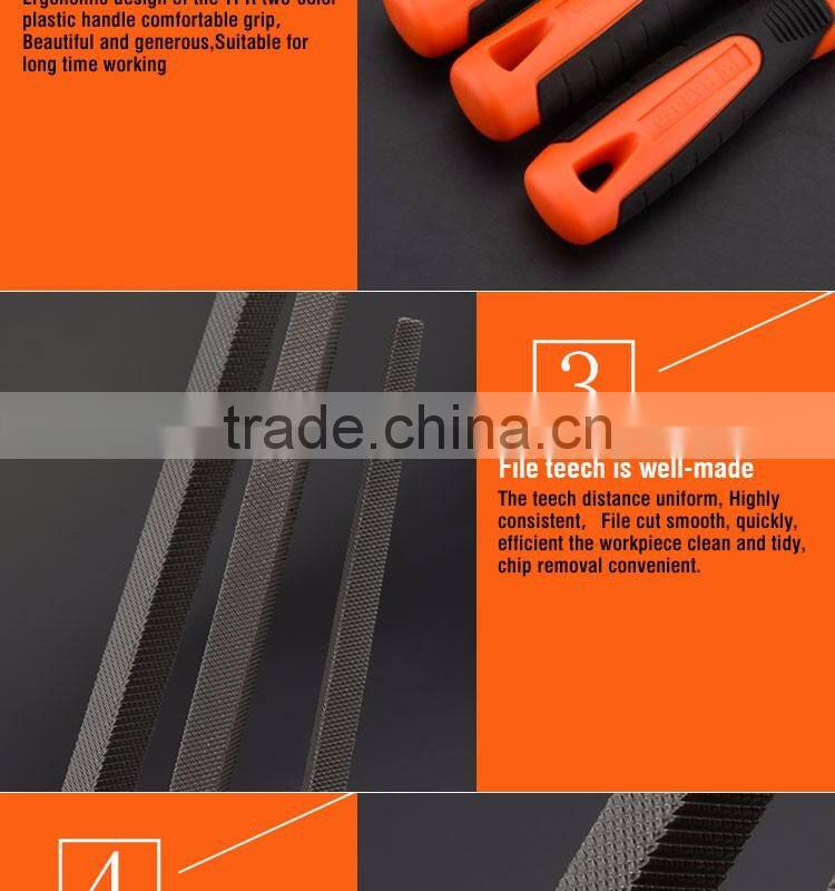 Professional 10" T12 Steel Square Smooth File With Soft Handle