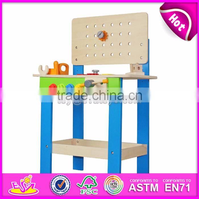 Best sale educational toys wooden kids tool bench W03D042