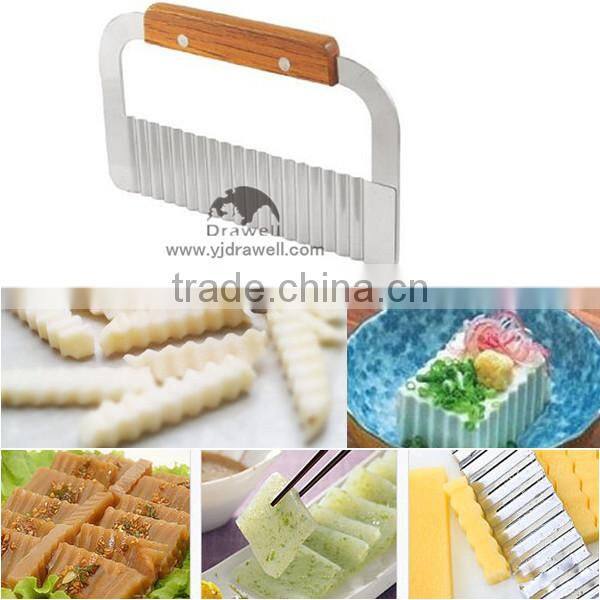 PC-6495 Stainless Steel Potato Chip Dough Vegetable crinkle cutter