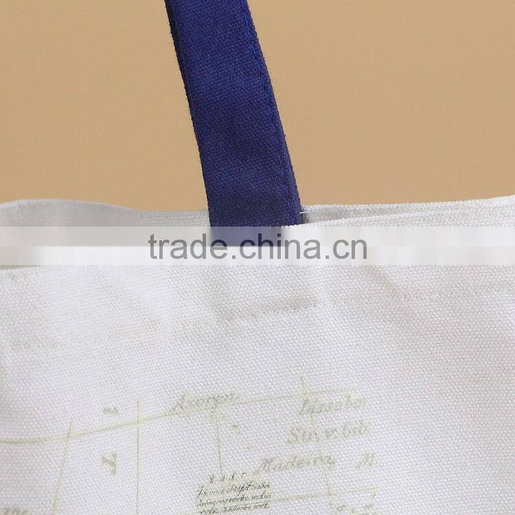 Bulk sale reusable cotton canvas carry bag