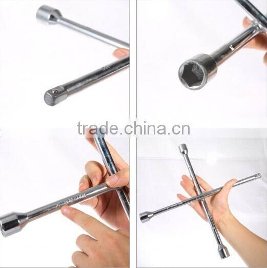 Berrylion CR-V Trailer Spanner Cross Spanner 17*19*22*24cm Spanner