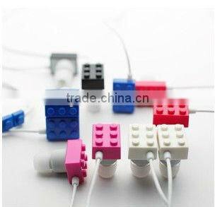 blocks Earphone 3.5MM BASS MP4 MP3 Headphone