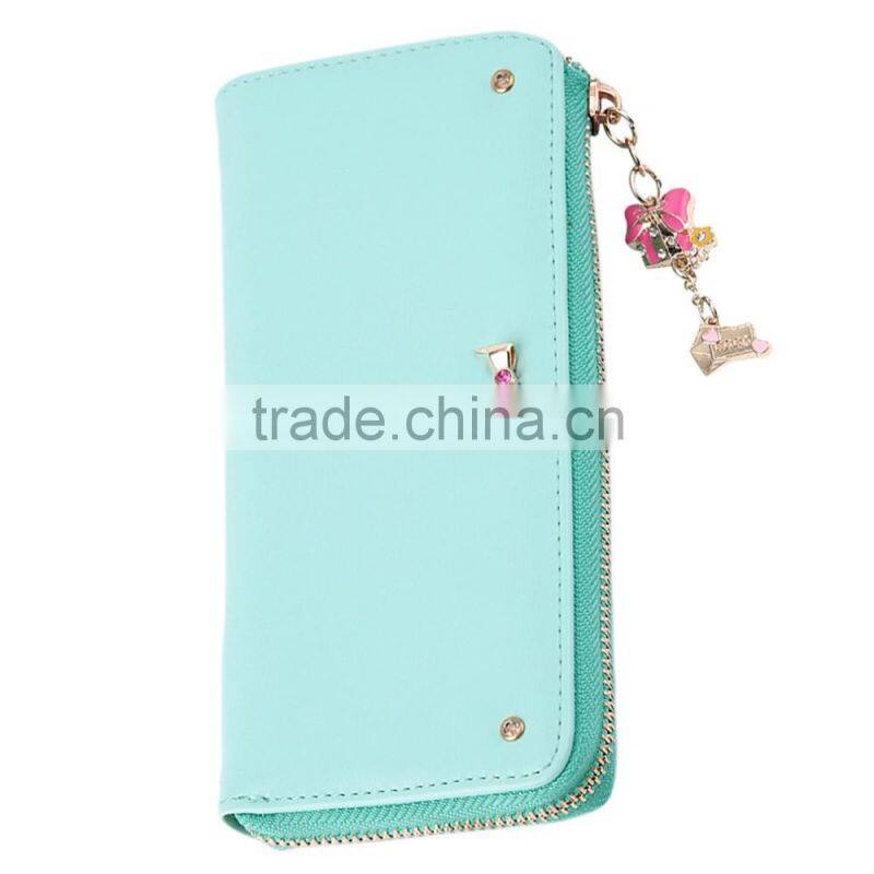 Brand Women Wallet Carteira Feminina PU Leather Card Purse Female Carteras Mujer Monederos Long Zip Wallet Money Bag Billeteras