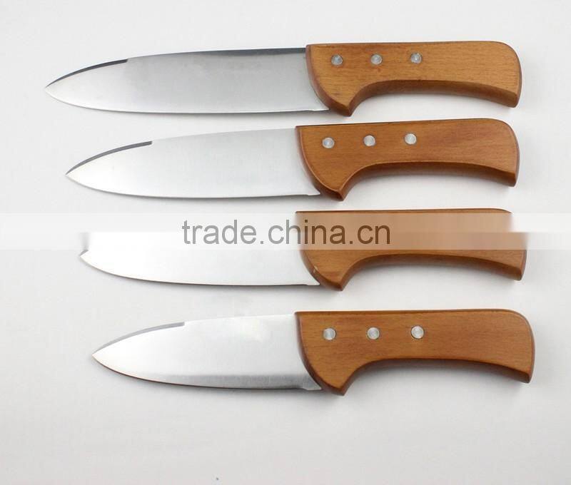 549-10 5" High quality kitchen chef knife with wooden handle