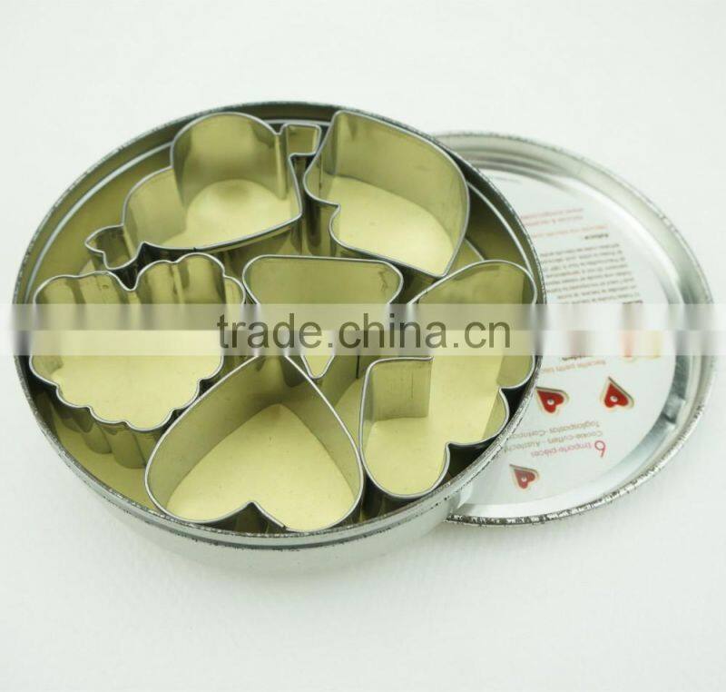 47101 6pcs Cake cookie cutter ,fondant cake decorating tools