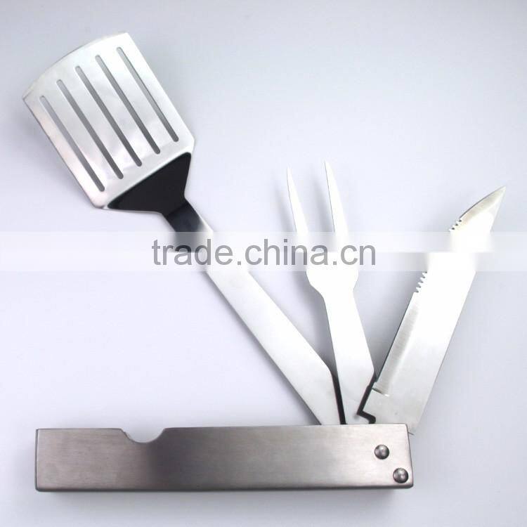 5-1 stainless steel multi-function outdoor grilling tools