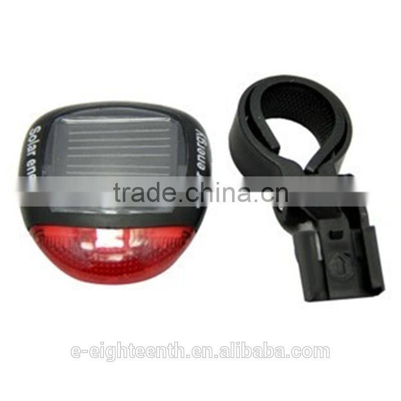 2016 New hot Bicycle Bike Cycling Solar Energy Strobe Flash LED Rear Tail Safety Light Lamp