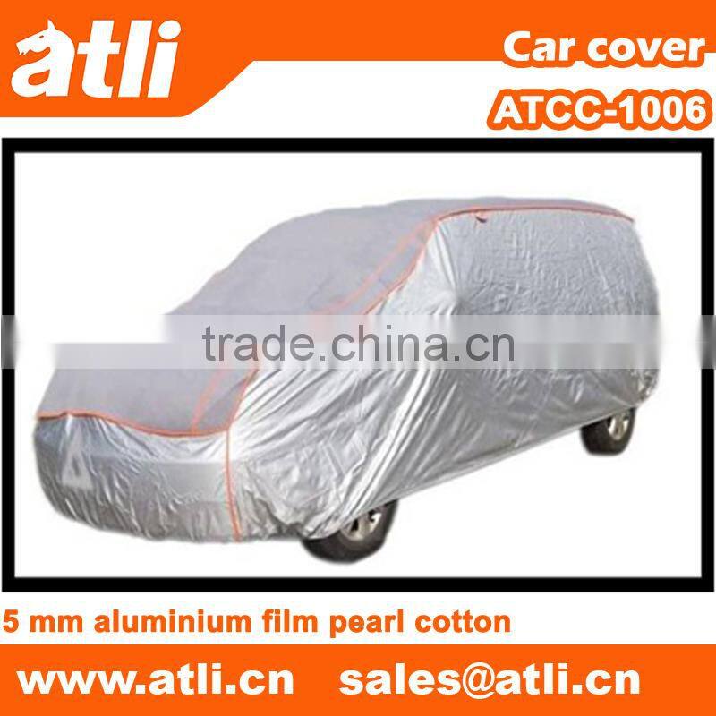 5 mm aluminium film pearl cotton sun car cover