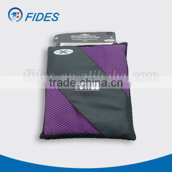 promotional 100% polyester microfiber swimming towel suede