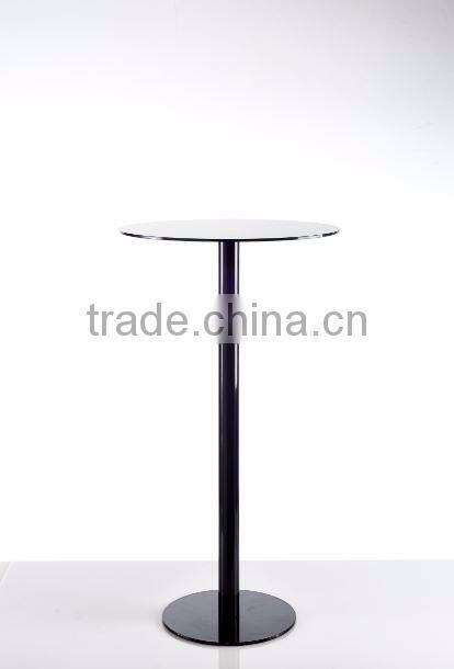 glass table bar dining table banquet glass top bar table