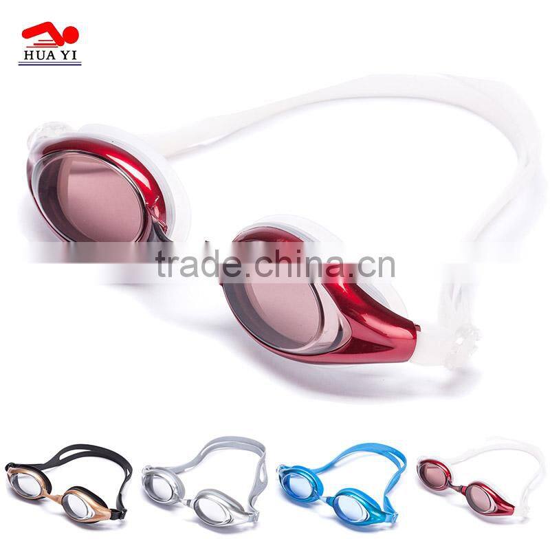 Colors silicone swimming eyewear New Adult swim glasses professional eyewear