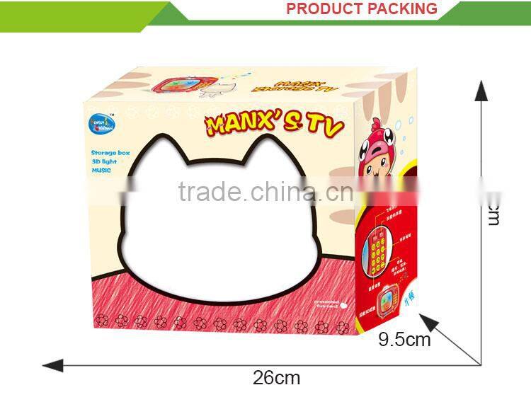 New design educational Storage tank Baby TV Toys