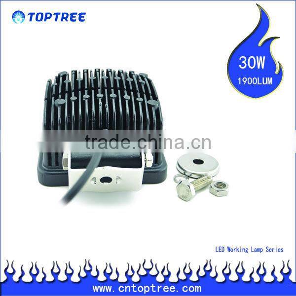 Waterproof 30W LED Work Lights 4WD Tunig Accessoties For Cars Outdoor