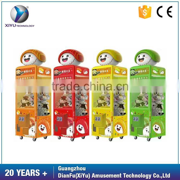 Coin operated New product of Sushi Claw Crane Machine For Sale