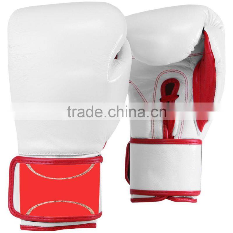Custom Boxing Gloves Genuine Leather OEM Printing Silicon