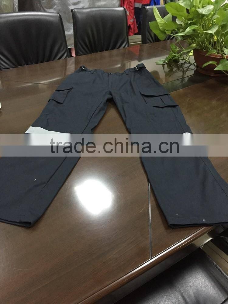hi vis 100% cotton safety workwear trousers reflective work pants