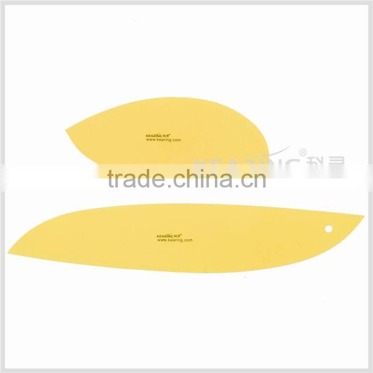 Kearing non toxic plastic garment pattern ruler in 1.2mm thick 2pcs per set #1304s