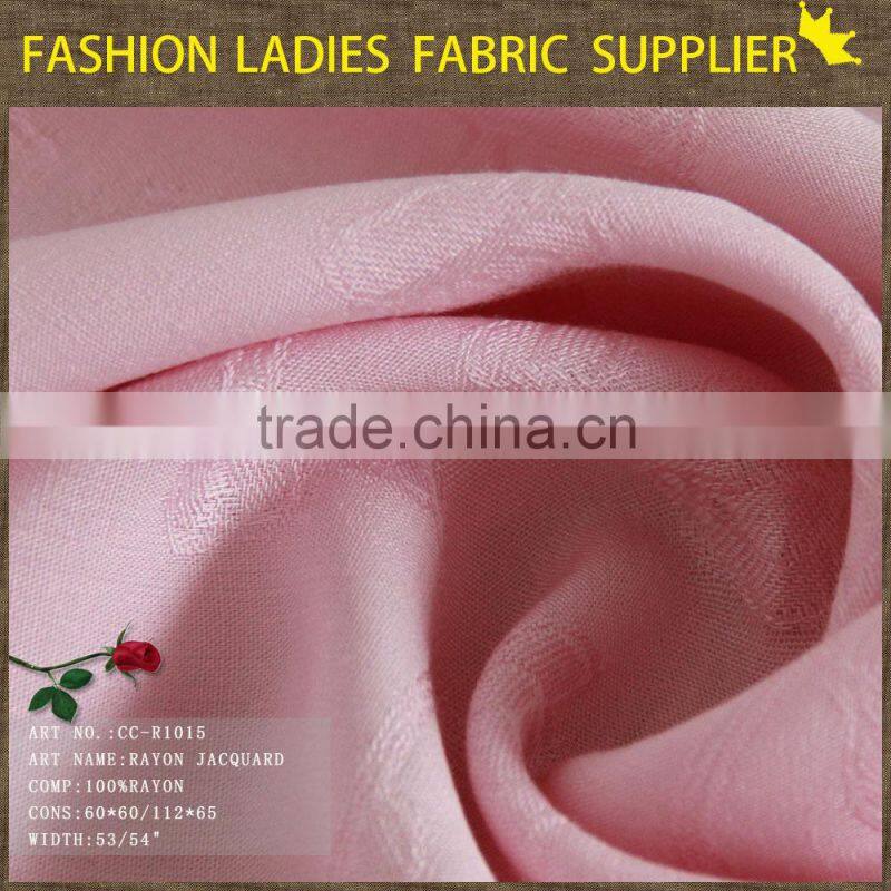 hot sale new fashion African 100% rayon jacquard wholesale for lady's dress