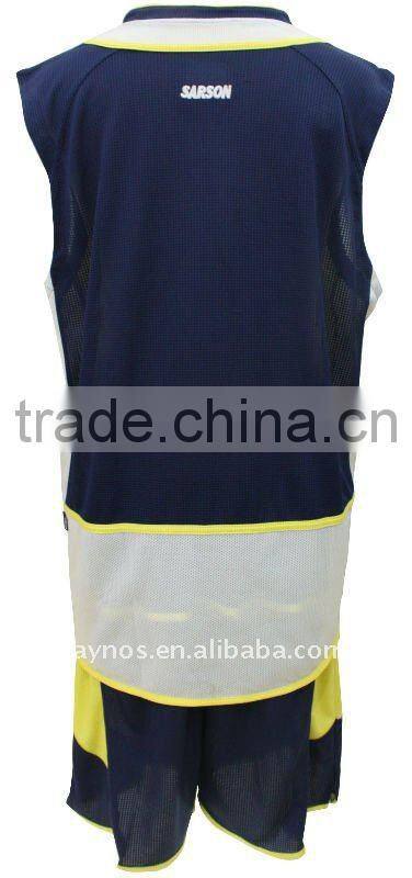Big mesh eyele new style basketball jersey design