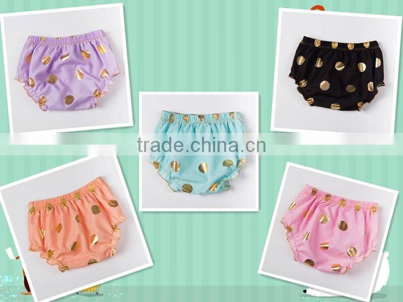 Hot Selling Baby Ruffle Cotton Diaper Cover Toddler Infants Bloomers Baby Solid Panties Bloomer Kids Bloomers