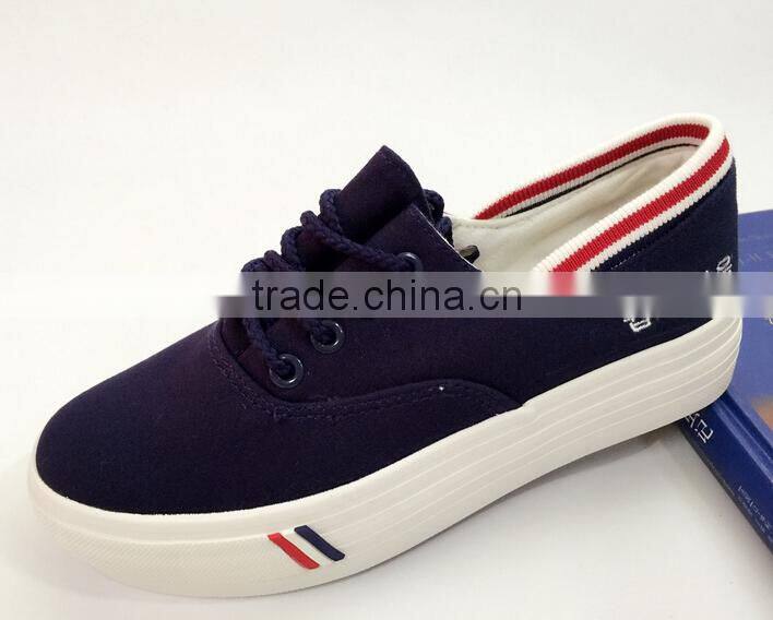 GZY 2017 new design fashion women white canvas shoes wholesale