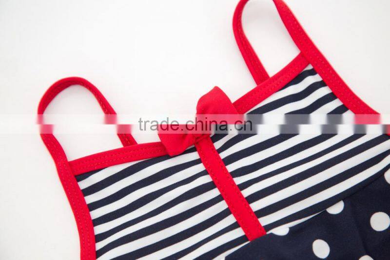 2017 OEM Service One Piece Design Girl Swimwear Kids Beachwear