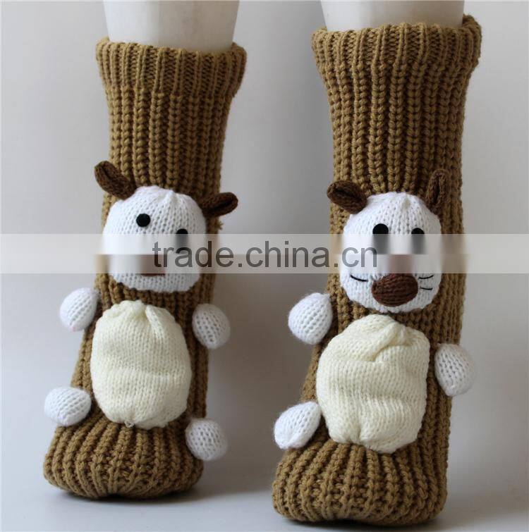 fashion three-dimensional home christmas socks