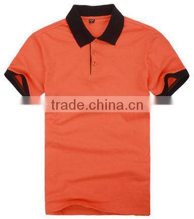 school uniform or advertising blank knitted s/s Polo Shirt for printing