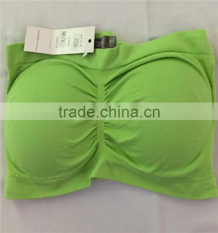 2016 seamless yoga bra with removable pads