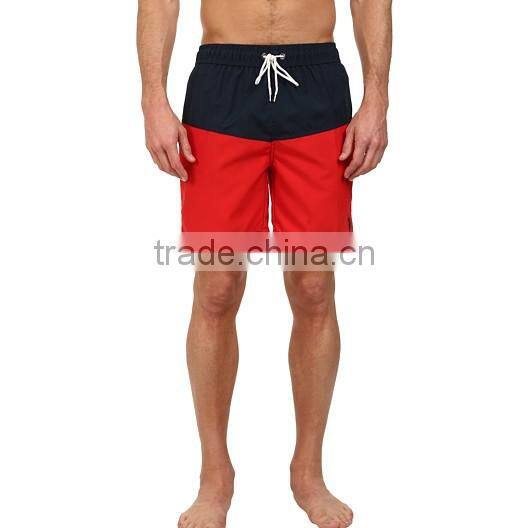 plain two tone mens board shorts with your own design