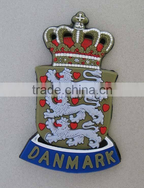 Top quality 3D custom soft PVC fridge magnet