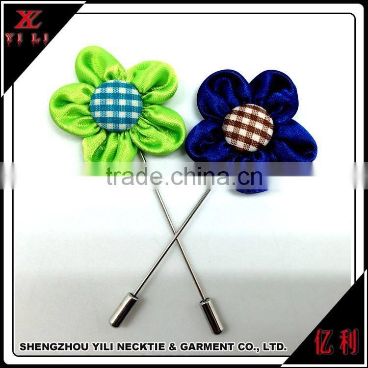 Men's Lapel Flower Handmade Boutonniere Pin for Suit