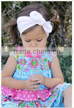 Cute Baby Girls Kids Lotus Headband Baby Fashion Girl Rabbit Bunny Ear Stripe Headband Photo Hair Cute Head Bow Gift