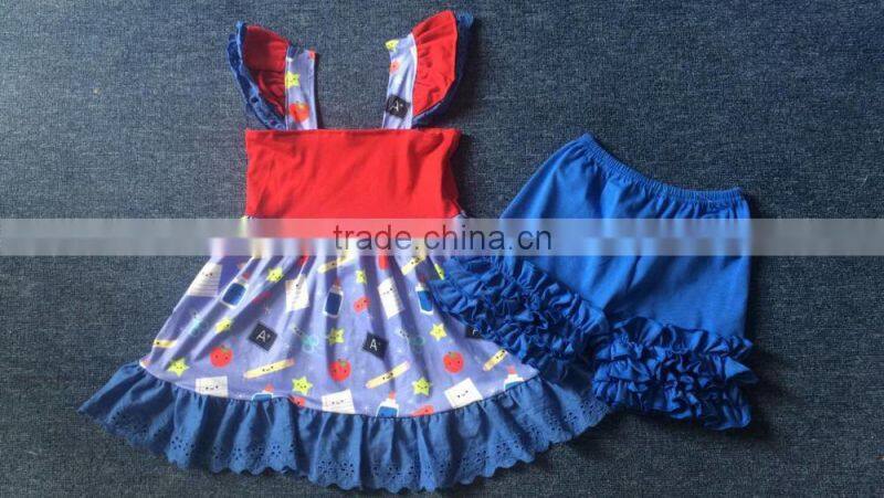 New Item Wholesale boutique suppliers baby Halloween clothes two piece outfits
