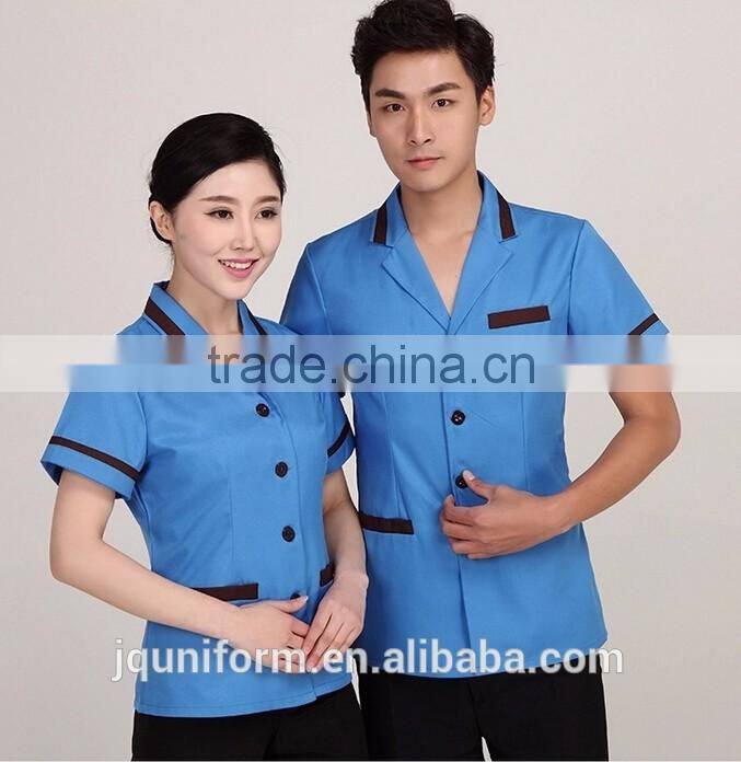 China supplier Unisex Gender housekeeping uniforms design workwear wholesale