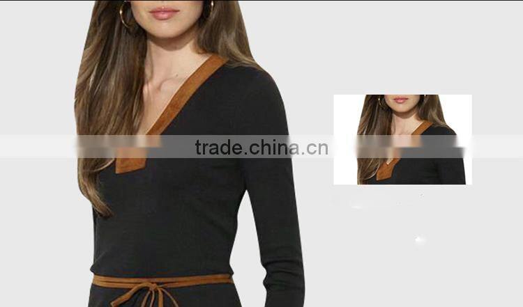 2016 newest arrival women dress casual fashion maxi autumn dress wholesale elegant ladies dresses