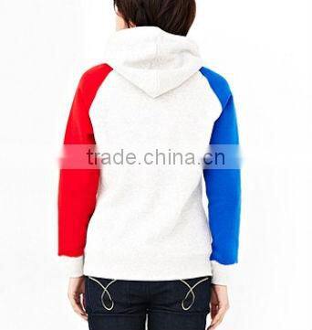 Wholesale Plain Bulk Sublimation Raglan Hoodie Women