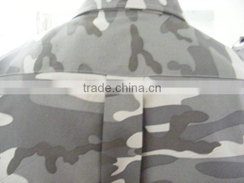 men's camouflage work shirt