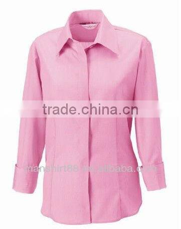 custom Tencel softextile woman Work Shirt Blouse