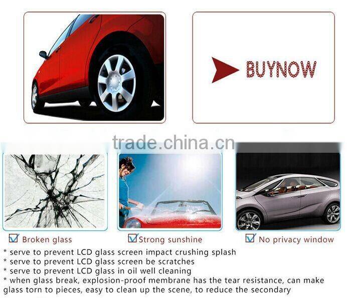 scratch resistance car window safety film for glass with free sample