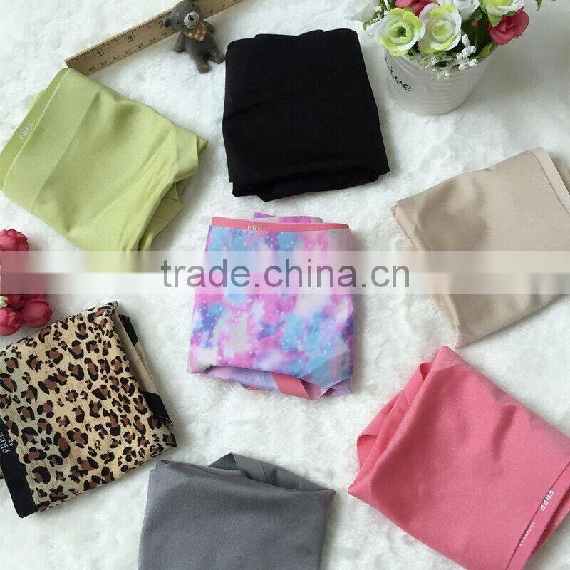 seamless multi color brief panties /yjfa nylon candy color lepard seamless panties underwear/