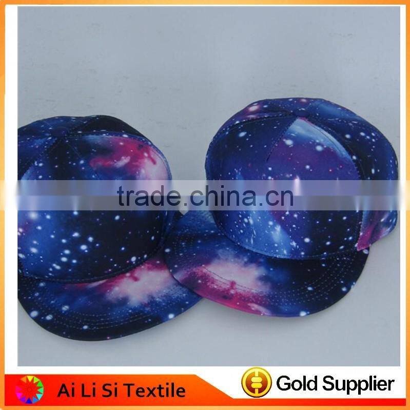 High Quality 3D Printed Galaxy Snapback Caps Galaxy Floral Printing Snapback Hats