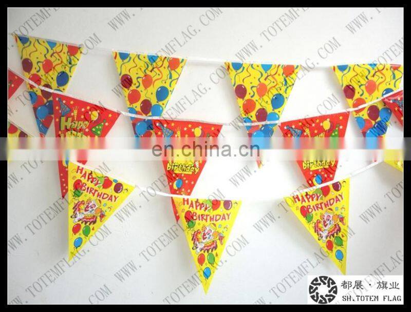 Decorative outdoor flags , Durable String Flags , Bunting National Flag