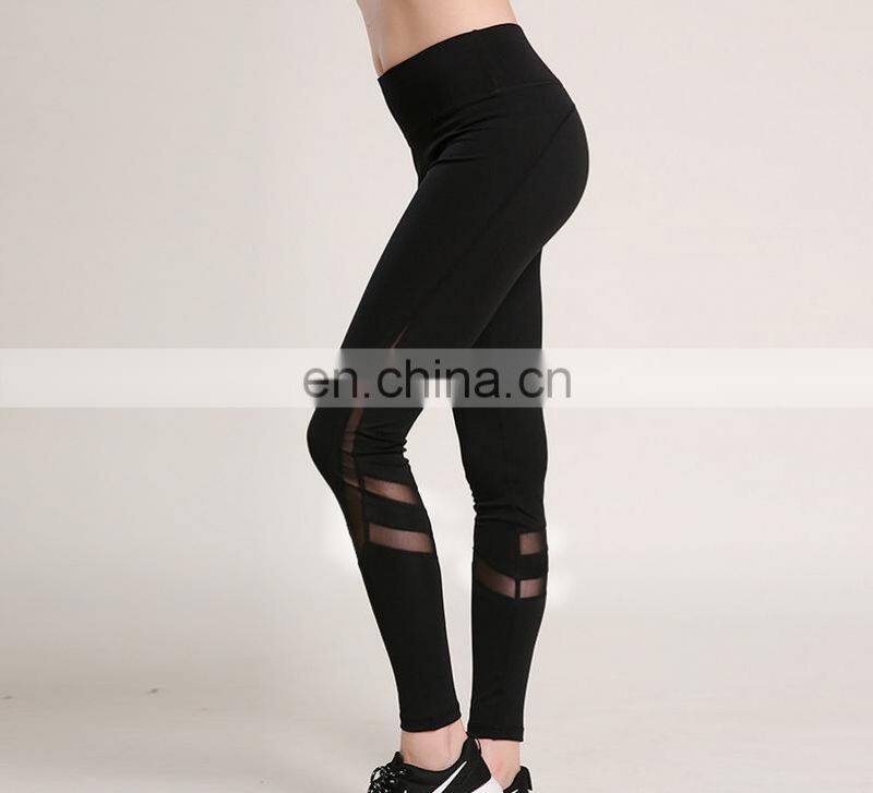 Cheap workout clothes sports womens yoga pants custom mesh crossfit leggings OEM manufacturer