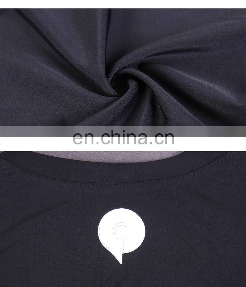 2017 new design fashion slim fit gym fitness blank dry fit women t shirt