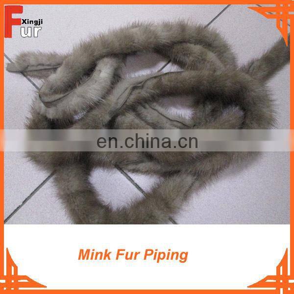 Mink Fur Piping by real mink tails
