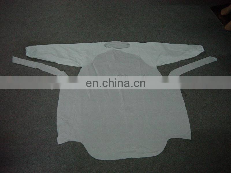 Isolation Disposable Surgical CPE Gown/PE Working Gown