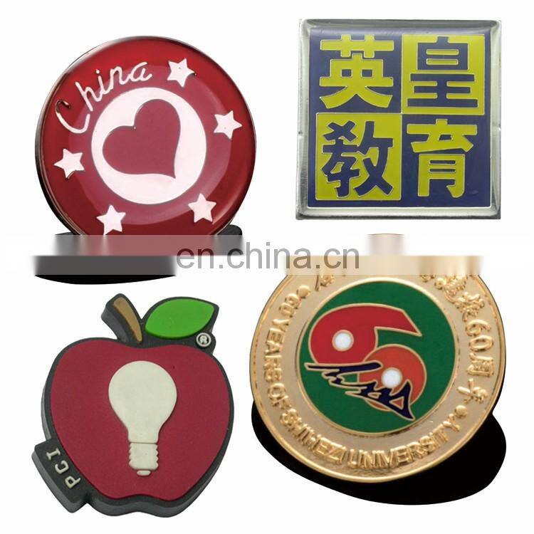 New design colorful custom metal pins soft enamel with fashion design logo