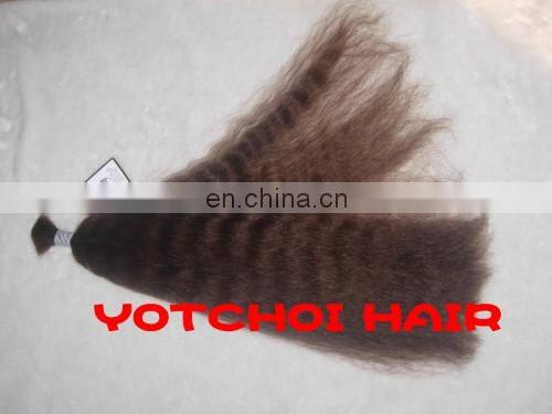 2015 Wholesale High Quality Remy Dark Chocolate Brown Double Drawn Hair For Brazilian Human Hair Extension