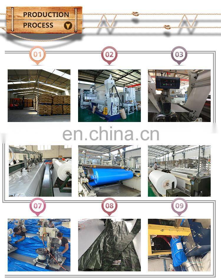 Waterproof Sheet for Outdoor Use Laminated Fabric Manufacturer PE 500 Plastic Sheet